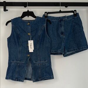 CAbi Women's Dark Blue Jean Shorts